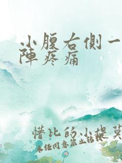 小腹右侧一阵一阵疼痛