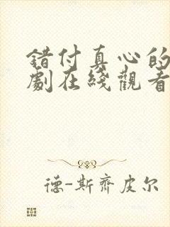 错付真心的爱短剧在线观看