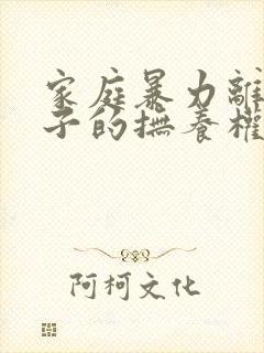 家庭暴力离婚孩子的抚养权问题