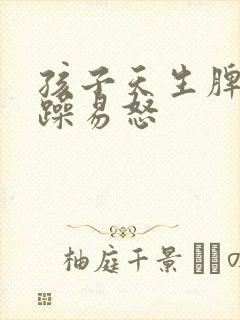 孩子天生脾气暴躁易怒