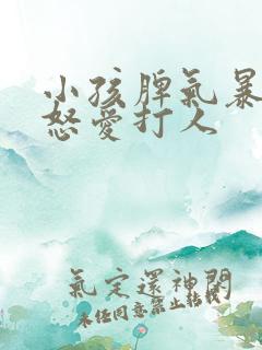 小孩脾气暴躁易怒爱打人