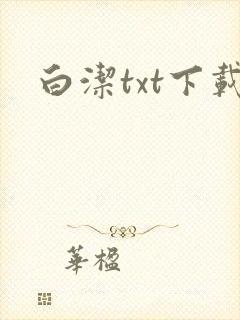 白洁txt下载