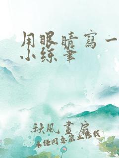 用眼睛写一段话小练笔