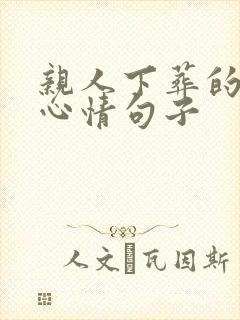 亲人下葬的伤感心情句子