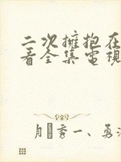 二次拥抱在线观看全集电视剧免费