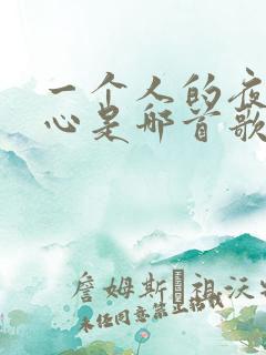 一个人的夜我的心是哪首歌