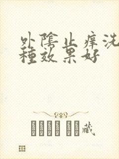 外阴止痒洗液哪种效果好