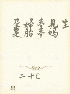 孕妇梦见生女孩是胎梦吗