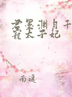 君墨渊月千澜独宠太子妃