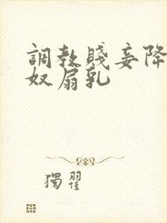 调教贱妾降为乳奴扇乳