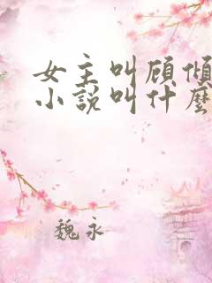 女主叫顾倾城的小说叫什么