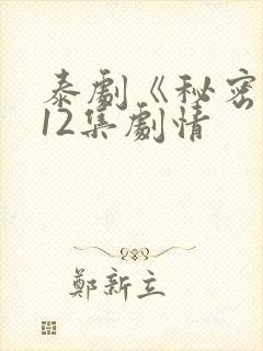 泰剧《秘密爱》12集剧情