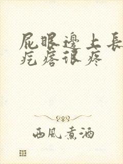 屁眼边上长个硬疙瘩很疼