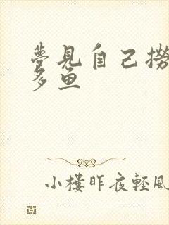 梦见自己捞到好多鱼