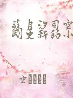 苏月汐司空靖刚刚更新的小说