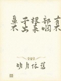 鼻子根部有痰咳不出来咽不下去