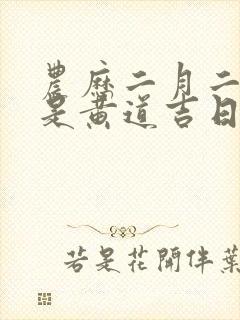 农历二月二十八是黄道吉日吗