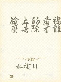 脸上的黄褐斑怎么去除才能彻底