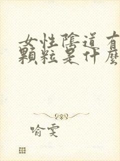 女性阴道有白色颗粒是什么原因