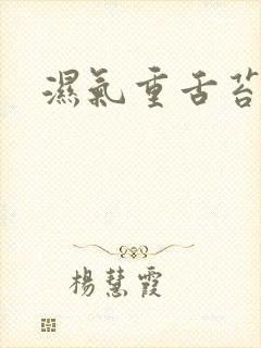 湿气重舌苔发白