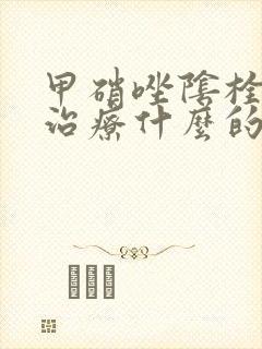 甲硝唑阴栓的是治疗什么的