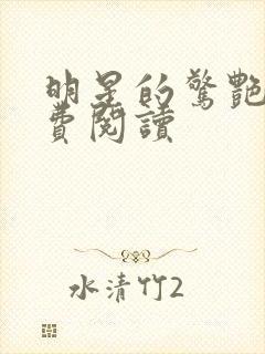 明星的惊艳史免费阅读