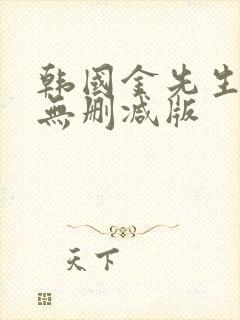 韩国金先生高清无删减版