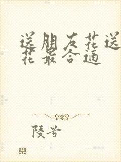 送朋友花送什么花最合适