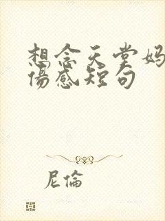 想念天堂妈妈最伤感短句