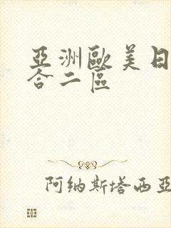 亚洲欧美日韩综合二区