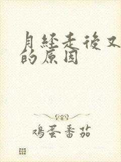 月经走后又有血的原因