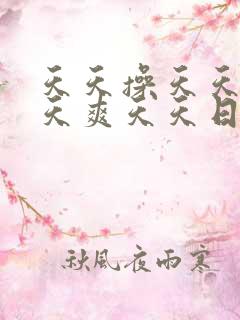 天天操天天干天天爽天天日