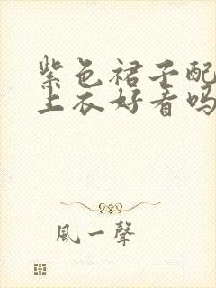 紫色裙子配灰色上衣好看吗