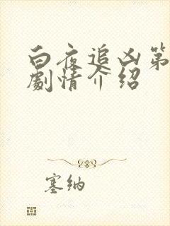 白夜追凶第一季剧情介绍