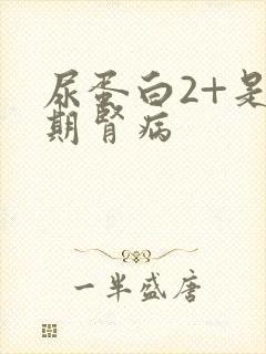 尿蛋白2+是几期肾病