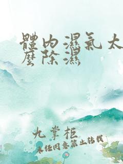 体内湿气太重怎么除湿