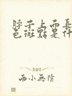 脖子上面长了白色斑点是什么原因