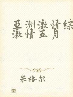 亚洲激情综合网激情五月