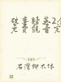 破事精英2全集免费观看完整版