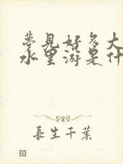 梦见好多大鱼在水里游是什么意思