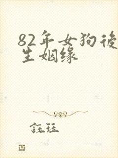 82年女狗后半生姻缘