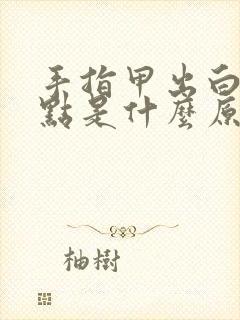 手指甲出白色斑点是什么原因