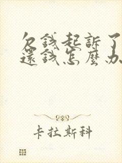 欠钱起诉了也不还钱怎么办