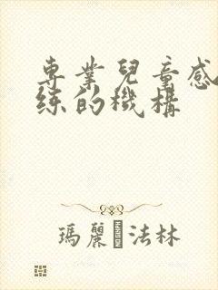 专业儿童感统训练的机构