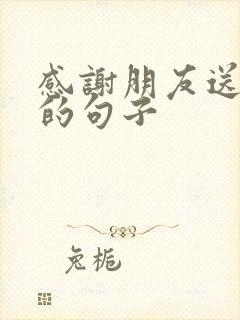 感谢朋友送的花的句子