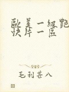 欧美一级艳片爽快片一区