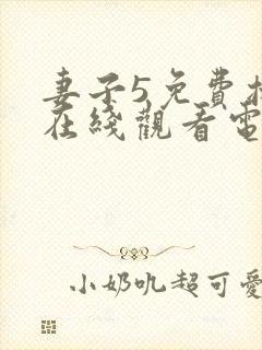 妻子5免费播放在线观看电视剧韩剧