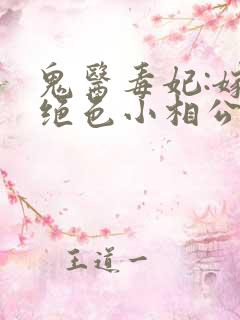 鬼医毒妃:嫁个绝色小相公全文txt