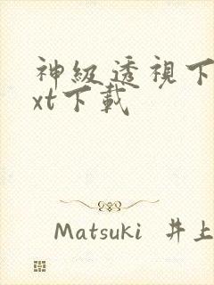 神级透视下载txt下载