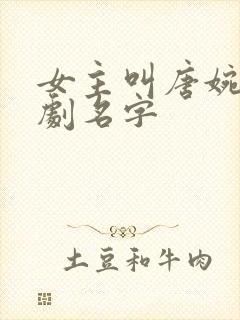 女主叫唐婉的短剧名字